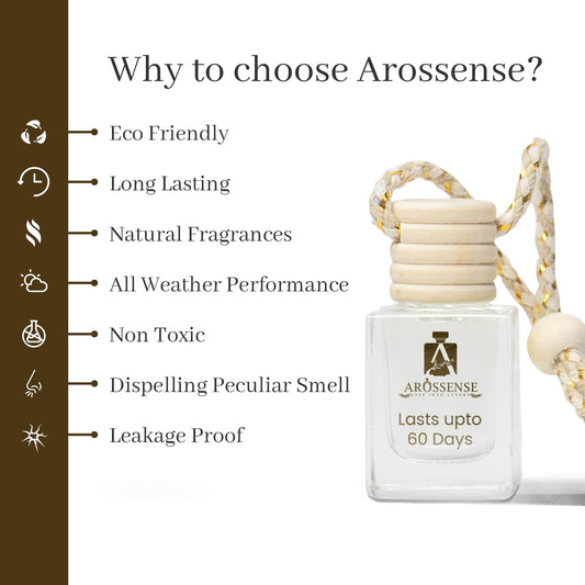 LUXVERO Luxury Natural Car Fragrance Duo